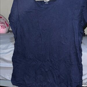 Old Navy Deep Blue Casual Tee